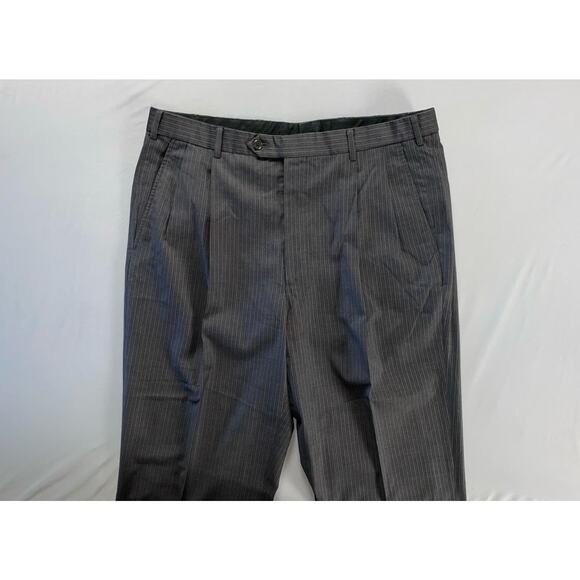 Brooks Brothers 1818 Madison Fit Pleated/Cuffed Wool Dress Pants. Men's 36X34. - Picture 5 of 9